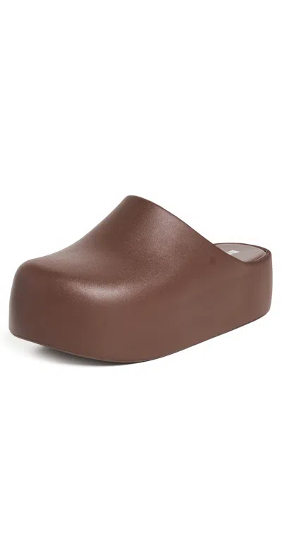 MELISSA FREE PLATFORM CLOGS BROWN
