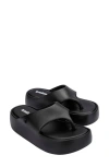Melissa Free Platform Flip Flop In Black