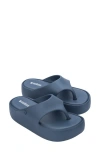 Melissa Free Platform Flip Flop In Blue
