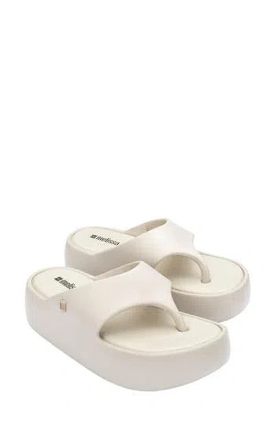Melissa Free Platform Flip Flop In Animal Print
