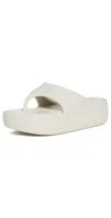 Melissa Free Platform Flip Flops Beige In Beige