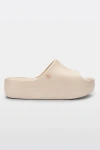 MELISSA FREE PLATFORM JELLY SLIDE IN BEIGE, WOMEN'S AT URBAN OUTFITTERS