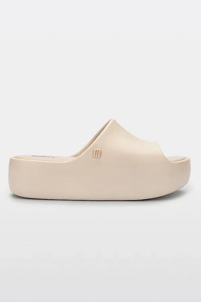 MELISSA FREE PLATFORM JELLY SLIDE IN BEIGE, WOMEN'S AT URBAN OUTFITTERS