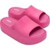 Melissa Free Platform Slide Sandal In Pink