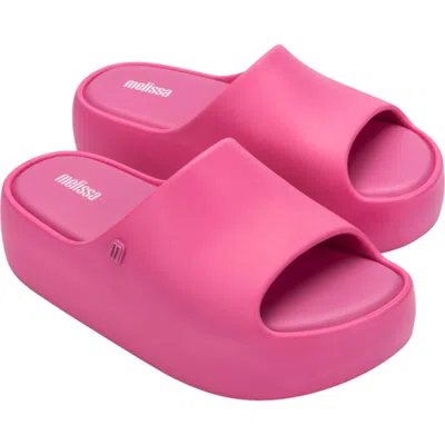 Melissa Free Platform Slide Sandal In Pink/purple