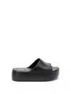 Melissa Black Free Platform Slides In Black  