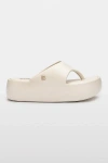Melissa Free Platform Thong Sandal In Beige, Women's At Urban Outfitters