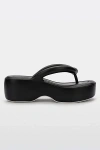 Melissa Black Free Platform Sandals In Beige/black