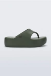 Melissa Free Platform Thong Sandal In Green, Women's At Urban Outfitters