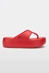 Melissa Free Platform Thong Sandal In Red, Women's At Urban Outfitters