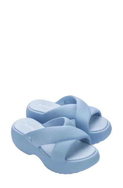 Melissa Free Rise Platform Sandal In Blue