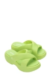 Melissa Free Rise Platform Sandal In Green