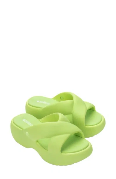 Melissa Free Rise Platform Sandal In Green
