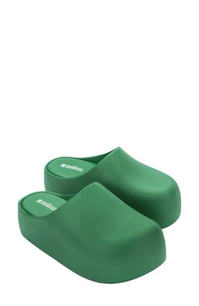 Melissa Free Up Platform Clog In Green