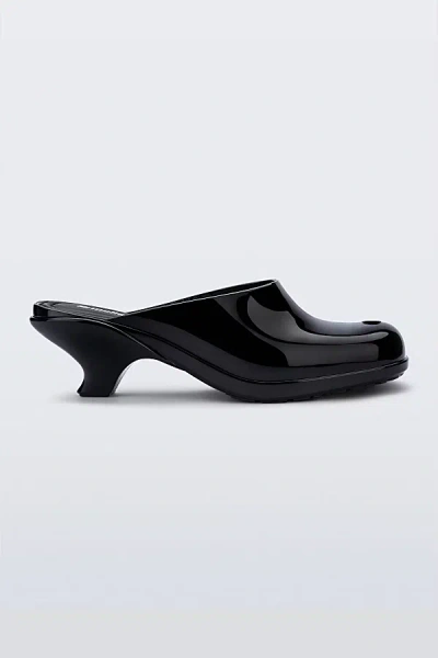 Melissa Gaia Clog Kitten Heel In Black, Women's At Urban Outfitters