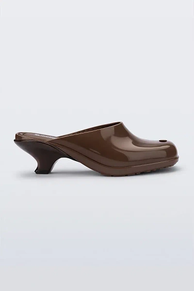 Melissa Gaia Clog Kitten Heel In Brown, Women's At Urban Outfitters