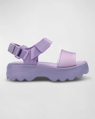 Melissa Girl's Kick Off Platform Sandals, Baby/toddler/kids In Purple