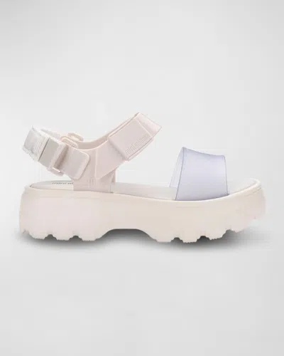 Melissa Girl's Kick Off Platform Sandals, Baby/toddler/kids In White
