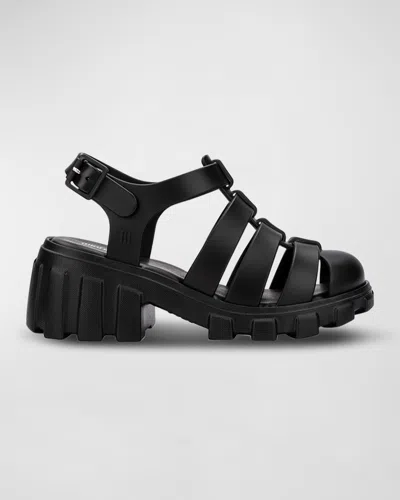 Melissa Girl's Megan Platform Sandals, Baby/toddler/kids In Black