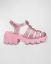 Melissa Girl's Megan Platform Sandals, Baby/toddler/kids In Pink