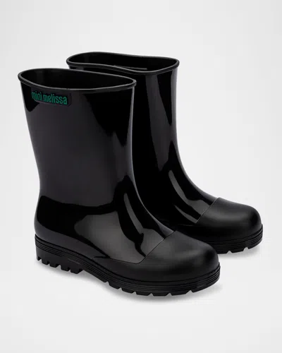 Melissa Girl's Slip-on Rain Boots, Baby/kids In Black