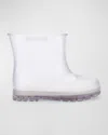 Melissa Girl's Slip-on Rain Boots, Baby/toddler In Clear