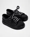 Melissa Girl's Sneakers W/ Branded Laces, Baby/toddler In Black