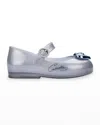 Melissa Girl's Sweet Love X Disney Princess Mary Jane Shoes, Toddlers/kids In Silver