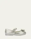 Melissa Girl's Sweet Love X Disney Princess Mary Jane Shoes, Toddlers/kids In White/green