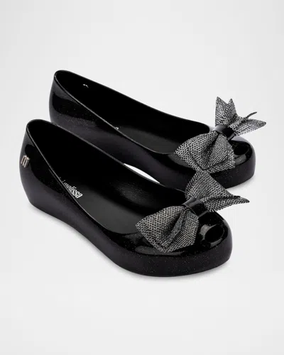 Melissa Girl's Ultragirl Sweet Ballerina Flats, Baby/kids In Black