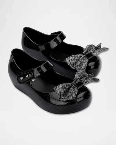 Melissa Kids' Girl's Ultragirl Sweet Ballerina Flats, Baby/toddlers In Black
