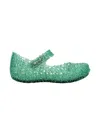 Melissa Mary Jane Crystal-embellished Flats In Green