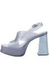 Melissa Dance Slingback Platform Sandal In Blue