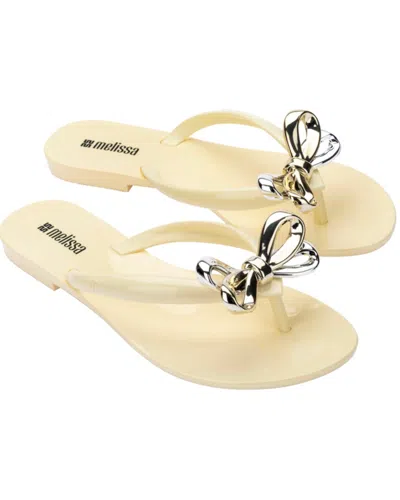 Melissa Shoes Harmonic Eclipse Flip Flop In Yellow