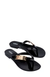 Melissa Harmonic Flip Flop In Black