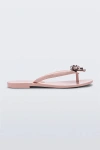 Melissa Harmonic Iris Bow Sandal In Pink/rose, Women's At Urban Outfitters