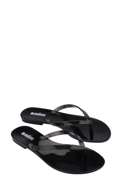 Melissa Harmonic Jelly Flip Flop In Black