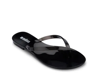 Melissa Harmonic Jelly Flip-flops In Black