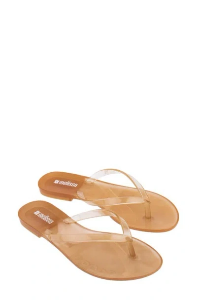 Melissa Harmonic Jelly Flip Flop In Brown