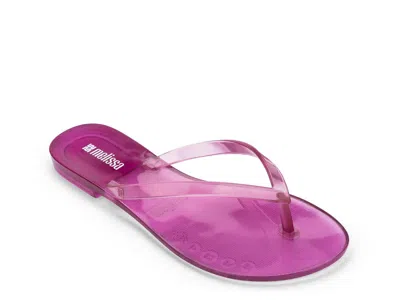 Melissa Harmonic Jelly Flip-flops In Purple
