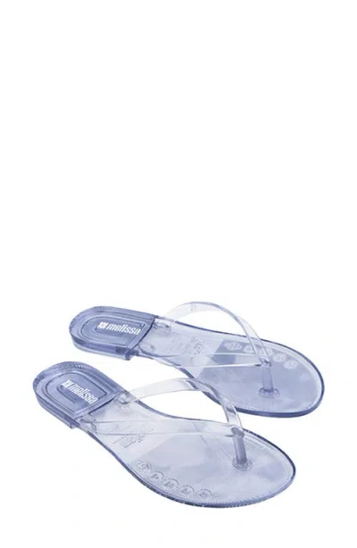 Melissa Harmonic Jelly Flip Flop In Blue