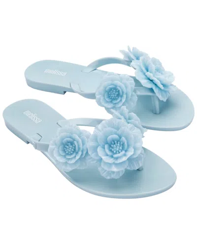 Melissa Shoes Harmonic Springtime Flip Flop In Blue