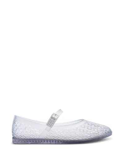 Melissa Harper Buckle-strap Ballet Flats In Blue