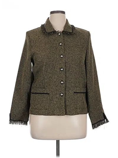 Pre-owned Melissa Harper Cardigan Sweater In Brown