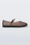 Melissa Harper Jelly Mary Jane Flats In Brown