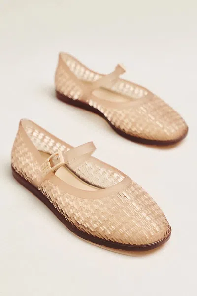 Melissa Harper Jelly Mary Jane Flats In Purple
