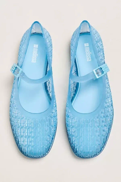 Melissa Harper Jelly Mary Jane Flats In Blue