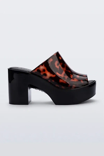 Melissa Hype Ii Mule Heel In Black/tortoise, Women's At Urban Outfitters In Multi