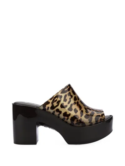 Melissa Hype Ii Platform Sandals In Animal Print