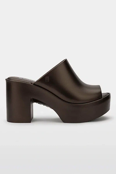 Melissa Hype Jelly Mule Heel In Bronze, Women's At Urban Outfitters